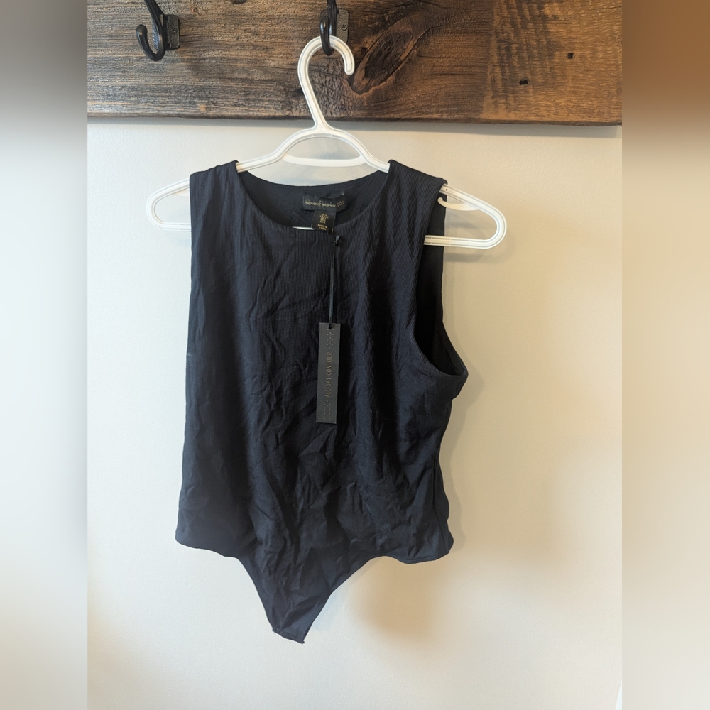 NWT House of Harlow Ribbed All Day Contour Bodysuit